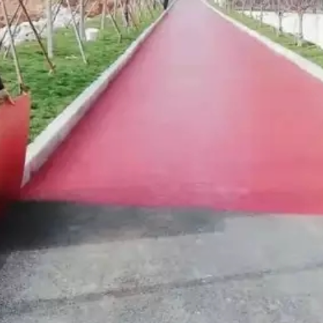 天门​ 彩色路面喷涂翻新是一种低成本